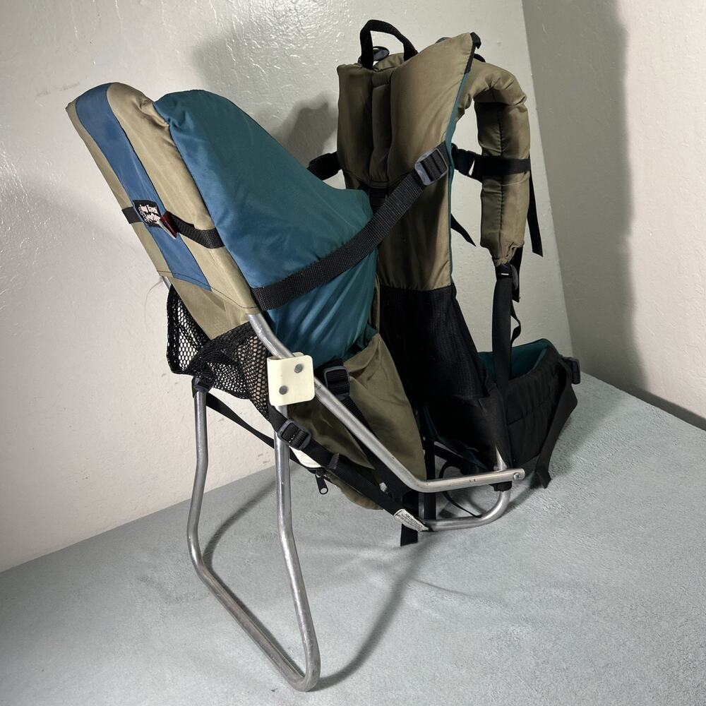 Vintage 80s Tough Traveler Baby Child Carrier Saddle Backpack Hiker Cargo Pack